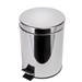 Croydex 5 Litre Stainless Steel Pedal Bin - QA107305 profile small image view 5 