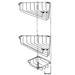 Croydex Stainless Steel 3-Tier Corner Basket - QM392841 profile small image view 2 