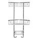 Croydex Stainless Steel 3-Tier Corner Basket - QM392841 profile small image view 3 