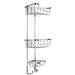 Croydex Stainless Steel 3-Tier Corner Basket - QM392841 profile small image view 4 