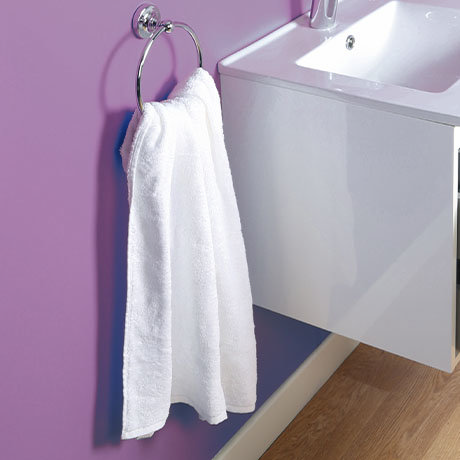 Croydex - Worcester Flexi-Fix Towel Ring - QM461541