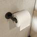 Croydex Black Epsom Flexi-Fix Toilet Roll Holder - QM481121 profile small image view 2 