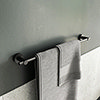 Croydex Black Epsom Flexi-Fix Towel Rail - QM482721 profile small image view 1 