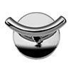 Croydex - Hampstead Double Robe Hook - Chrome - QM641741 profile small image view 1 