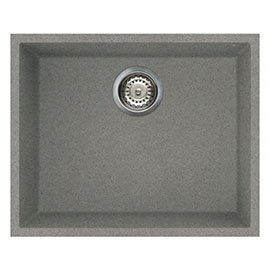 Reginox Quadra 105 1.0 Bowl Undermount Granite Kitchen Sink - Titanium