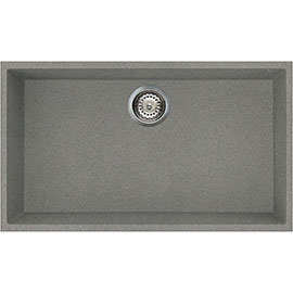 Reginox Quadra 130 1.0 Bowl Undermount Granite Kitchen Sink - Titanium