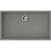 Reginox Quadra 130 1.0 Bowl Undermount Granite Kitchen Sink - Titanium profile small image view 1 
