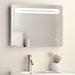 Quebec 650x500mm LED Mirror inc. Touch Sensor + Anti-Fog profile small image view 2 