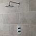 Nuie Quest Rectangular Concealed Thermostatic Twin Shower Valve - QUEV51 profile small image view 2 