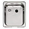 Reginox R183530OSK 1.0 Bowl Stainless Steel Kitchen Sink profile small image view 1 