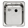 Reginox R183530SPHNOF 1.0 Bowl Stainless Steel Kitchen Sink (No Overflow) profile small image view 1 