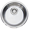 Reginox R18370OSP 1.0 Bowl Stainless Steel Kitchen Sink profile small image view 1 