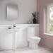 Nuie Renoir Compact Toilet with Soft Close Seat profile small image view 2 