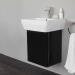 Aqua Cabinets - W500 x D450 Aquacube Wall Hung Cloakroom Unit and Basin - White profile small image view 2 