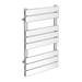 Milan Heated Towel Rail 840mm x 500mm Chrome profile small image view 4 
