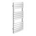 Milan Heated Towel Rail 1200mm x 490mm Chrome profile small image view 3 