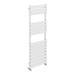 Milan White 1500 x 500mm Heated Towel Rail profile small image view 2 
