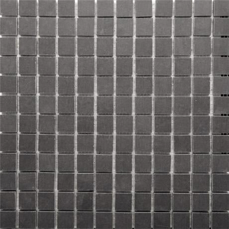 RAK - Lounge Dark Grey Porcelain Mosaic Polished Tile Sheet - 300x300mm - 7GPD56-MOS