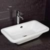 RAK Chameleon 560mm Counter Top Basin with Chrome Overflow Kit profile small image view 1 