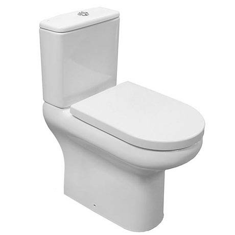 RAK Compact Deluxe Full Access (Open) Close Coupled Toilet with Soft Close Seat