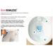 RAK Compact Deluxe Fully BTW Rimless WC with Soft Close Seat - COMRIM45PAK profile small image view 2 