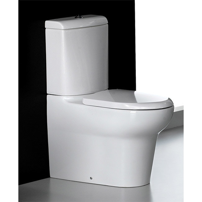 RAK Infinity Close Coupled BTW Toilet inc Soft Close Seat at