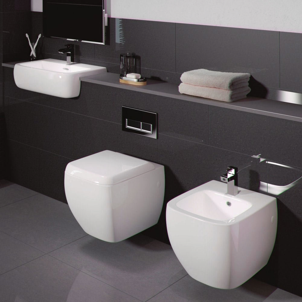 RAK Metropolitan Wall Hung Bidet at Victorian Plumbing UK