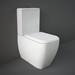 RAK Metropolitan Close Coupled BTW Toilet + Quick Release Soft Close Urea Seat profile small image view 2 