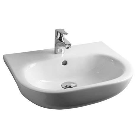  RAK  Tonique 52cm Semi Recessed Basin 1 Tap Hole  