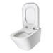 Roca The Gap Rimless Wall Hung Toilet + Slim Soft Close Seat profile small image view 5 