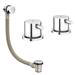 Cruze Overflow Bath Filler With Deck Side Valves profile small image view 2 