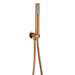 Arezzo Brushed Bronze Round Thermostatic Shower Pack with Head + Handset profile small image view 5 