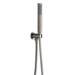 Arezzo Gunmetal Grey Round Thermostatic Shower Pack with Head + Handset profile small image view 5 