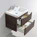 Monza Chestnut Wall Hung Bathroom Furniture Package profile small image view 3 