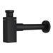 Rondo Double Wall Hung Basin Package with Matt Black Square Taps + Bottle Traps profile small image view 5 