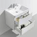 Monza White Ash Wall Hung Bathroom Furniture Package profile small image view 3 