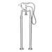 Regent Traditional Freestanding Bath Shower Mixer - Chrome profile small image view 7 