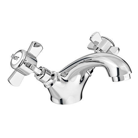 Regent Traditional Mono Basin Mixer with Waste - Chrome