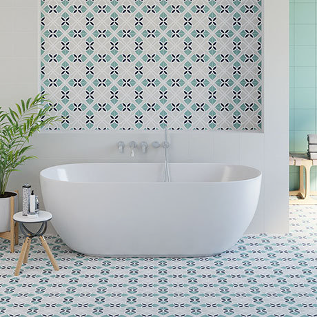 Reno Patterned Wall and Floor Tiles - 200 x 200mm