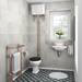 Chatsworth Rose Gold High Level Traditional Toilet profile small image view 4 