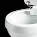 Burlington Rimless Medium Level WC with 520mm Lever Cistern profile small image view 2 