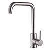 Reginox Rion Single Lever Kitchen Mixer Tap - Brushed Nickel profile small image view 1 