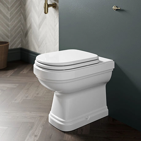 Burlington Riviera Back To Wall Toilet with Soft Close Seat