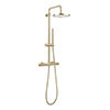 Crosswater Central Brushed Brass Height Adjustable Thermostatic Shower profile small image view 1 