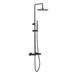 Crosswater Central Matt Black Height Adjustable Thermostatic Shower profile small image view 2 