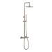 Crosswater Central Brushed Stainless Steel Height Adjustable Thermostatic Shower profile small image view 2 