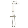 Crosswater Central Brushed Stainless Steel Height Adjustable Thermostatic Shower profile small image view 1 