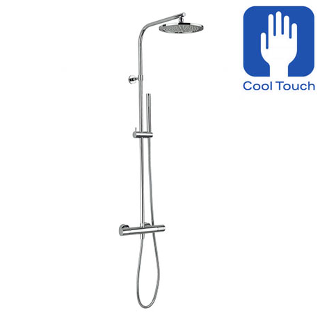 Crosswater - Curve Cool-Touch Multifunction Thermostatic Shower Valve and Kit - RM553WC+