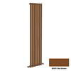 Reina Neva Vertical Single Panel Designer Radiator - 1800 x 531mm - Clay Brown profile small image view 1 