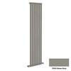 Reina Neva Vertical Single Panel Designer Radiator - 1800 x 472mm - Stone Grey profile small image view 1 